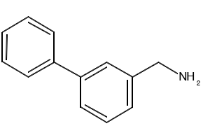 3-PHENYLBENZYLAMINE structure, CAS 177976-49-7