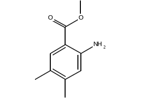 METHYL 2-AMINO-4,5-DIMETHYL-BENZOATE structure, CAS 19258-73-2