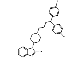 1-[1-[4,4-Bis(4-fluorophenyl)butyl]-1-oxido-4-piperidinyl]-1,3-dihydro-2H-benziMidazol-2-one structure, CAS 1083078-88-9