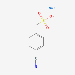 sodium p-cyanophenylmethylsulfonate structure, CAS 56105-98-7