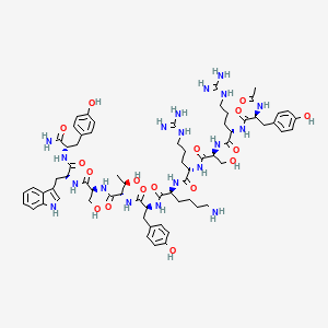 Acetyl Decapeptide-3 structure, CAS 935288-50-9