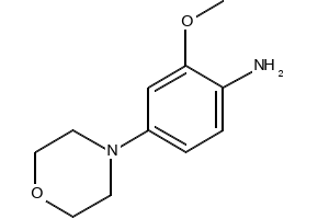 2-methoxy-4-morpholinoaniline structure, CAS 209960-91-8