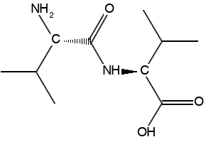 H-VAL-VAL-OH structure, CAS 3918-94-3
