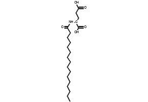 PALMITOYL GLUTAMIC ACID structure, CAS 38079-66-2