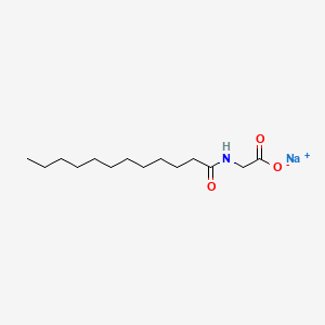 Glycine, N-coco acyl derivs., sodium salts structure, CAS 90387-74-9