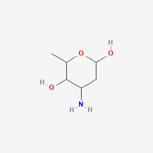 DAUNOSAMINE structure, CAS 4305-54-8