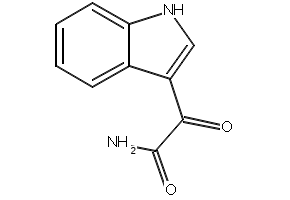 INDOLE-3-GLYOXYLAMIDE structure, CAS 5548-10-7