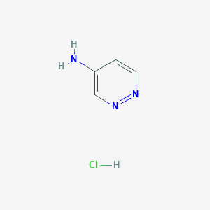 4-AMinopyridazine hydrochloride structure, CAS 1400764-35-3