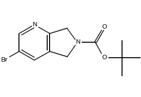 tert-butyl 5H-pyrrolo[3,4-b]pyridine-6(7H)-carboxylate structure, CAS 1059172-92-7
