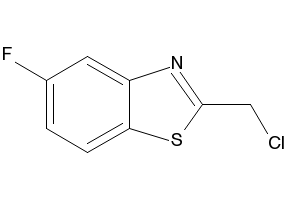 Benzothiazole, 2-(chloromethyl)-5-fluoro- (9CI) structure, CAS 110704-60-4