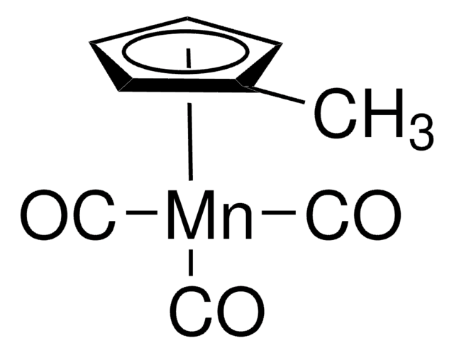 Methylcyclopentadienyl manganese tricarbonyl structure, CAS 12108-13-3
