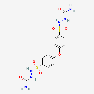 P,P'-OXYBIS(BENZENESULFONYL SEMICARBAZIDE structure, CAS 10195-67-2