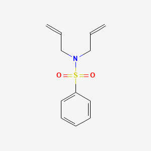 N,N-DIALLYLBENZENESULFONAMIDE structure, CAS 25630-24-4