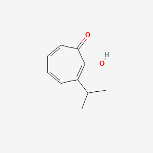 2-Hydroxy-3-propan-2-ylcyclohepta-2,4,6-trien-1-one structure, CAS 38094-79-0