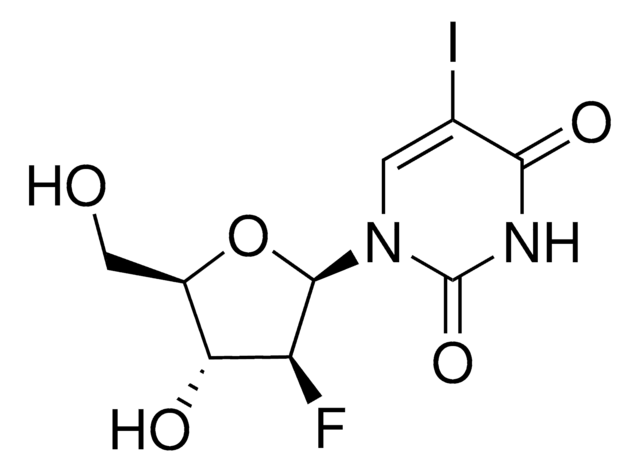 2,4(1H,3H)-PyriMidinedione, 1-(2,5-dideoxy-2-fluoro-5-iodo-b-D-arabinofuranosyl)- structure, CAS 173379-62-9