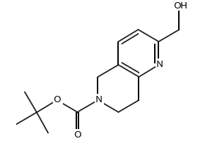 Tert-Butyl 2-(Hydroxymethyl)-7,8-Dihydro-1,6-Naphthyridine-6(5H)-Carboxylate(WX141997) structure, CAS 1868106-31-3