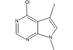 4-CHLORO-5-IODO-7-METHYL-7H-PYRROLO[2,3-D]PYRIMIDINE structure, CAS 833481-37-1