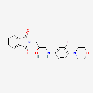 Linezolid Desacetamide Descarbonyl structure, CAS 2512195-95-6