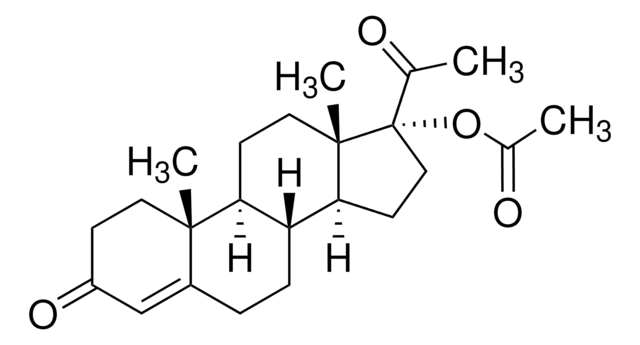 17a-Hydroxyprogesterone acetate structure, CAS 320-23-8