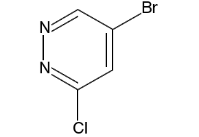 5-broMo-3-chloropyridazine structure, CAS 1196155-33-5