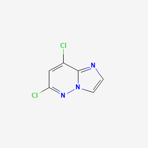 6,8-dichloro-imidazo[1,2-b]pyridazine structure, CAS 1161847-29-5