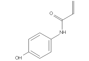 N-(4-hydroxyphenyl)acrylamide structure, CAS 34443-04-4