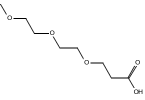 m-PEG3-acid structure, CAS 209542-49-4