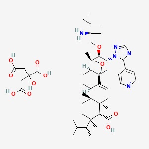 Ibrexafungerp citrate structure, CAS 1965291-08-0