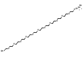 3,6,9,12,15,18,21,24,27,30,33,36-dodecaoxaoctatriacontane-1,38-diol structure, CAS 17598-96-8