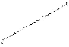 HO-PEG14-OH structure, CAS 1189112-05-7