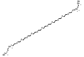 HO-PEG16-OH structure, CAS 4669-05-0