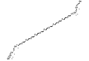 HO-PEG18-OH structure, CAS 4445-03-8