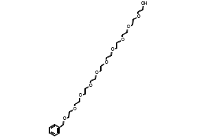 Decaethylene glycol Monobenzyl ether structure, CAS 908258-44-6