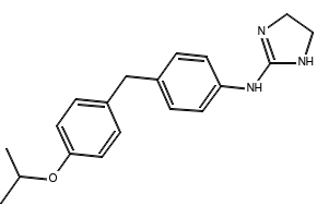 1H-Imidazol-2-amine, 4,5-dihydro-N-[[4-(trifluoromethyl)phenyl]methyl]- structure, CAS 1710603-20-5