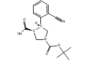 (2R,4R)-1-(tert-Butoxycarbonyl)-4-[3-(4-cyanophenyl)ureido]piperidine-2-carboxylic Acid structure, CAS 1095173-20-8