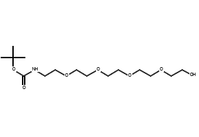 N-Boc-PEG5-alcohol structure, CAS 1404111-67-6
