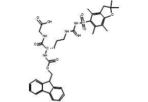 Fmoc-Gly-Arg(Pbf)-OH structure, CAS 660846-80-0