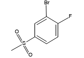 4-Bromo-2-fluoro-1-(methylsulfonyl)benzene structure, CAS 648904-84-1