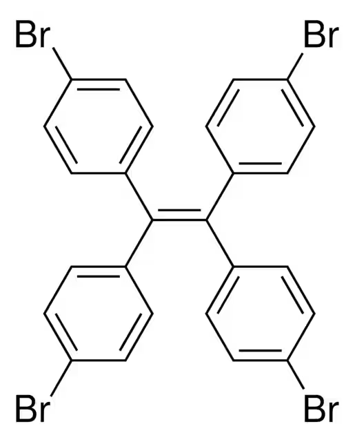 1,1,2,2-Tetrakis(4-bromophenyl)ethene structure, CAS 61326-44-1