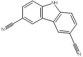 9H-Carbazole-3,6-dicarbonitrile structure, CAS 57103-03-4