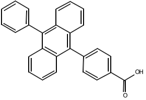 4-(10-phenylanthracen-9-yl)tetraphene structure, CAS 1087346-88-0