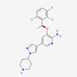 (S)-Crizotinib structure, CAS 1374356-45-2