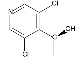 (S)- 1 -(3,5-Dichloropyridin-4-yl)ethanol structure, CAS 1370347-50-4