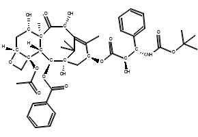 Docetaxel structure, CAS 148408-66-5