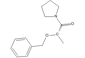 1-[(2S)-2-(benzyloxy)propanoyl]pyrrolidine structure, CAS 122151-32-0