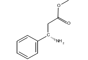 METHYL (3S)-3-AMINO-3-PHENYLPROPANOATE structure, CAS 37088-66-7