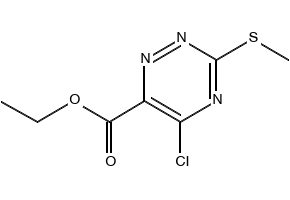 ETHYL 5-HYDROXY-3-(METHYLTHIO)-1,2,4-TRIAZINE-6-CARBOXYLATE structure, CAS 31143-85-8