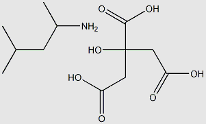 1,3-dimethyl-butylamine citrate structure, CAS 1398123-75-5