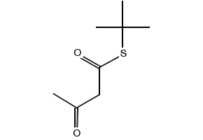 S-TERT-BUTYL ACETOTHIOACETATE structure, CAS 15925-47-0