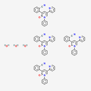 perampanel hydrate structure, CAS 1571982-04-1